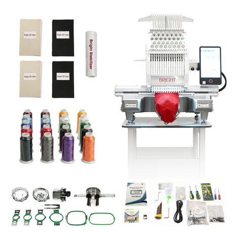 BRIGHT 1501 Commercial Embroidery Machine