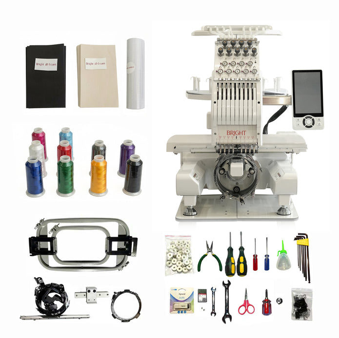 Bright Mini-801 Light-Weight, Portable Embroidery Machine