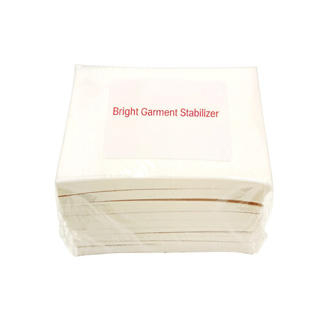Bright Tear Away Pre-Cut Stabilizer 7.5"x8" 500 Pcs