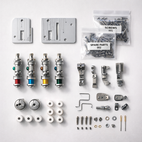 Embroidery machine spare parts and components