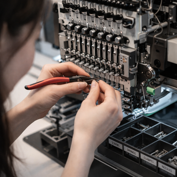 Embroidery machine repair and maintenance