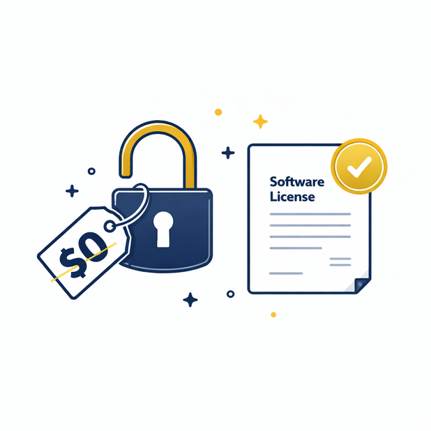 No license fees — software included free