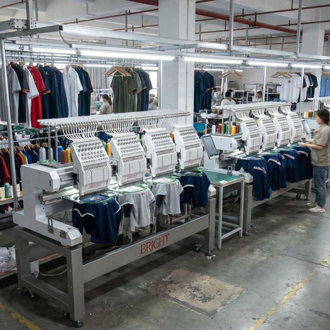 Bright 1504 Four-Head Commercial Embroidery Machine