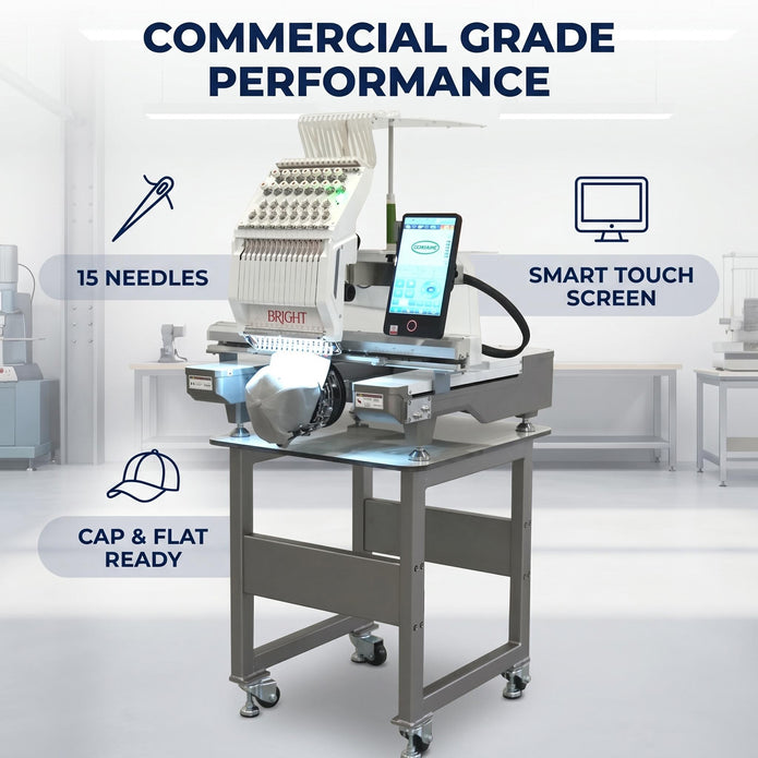 BRIGHT 1501 Commercial Embroidery Machine