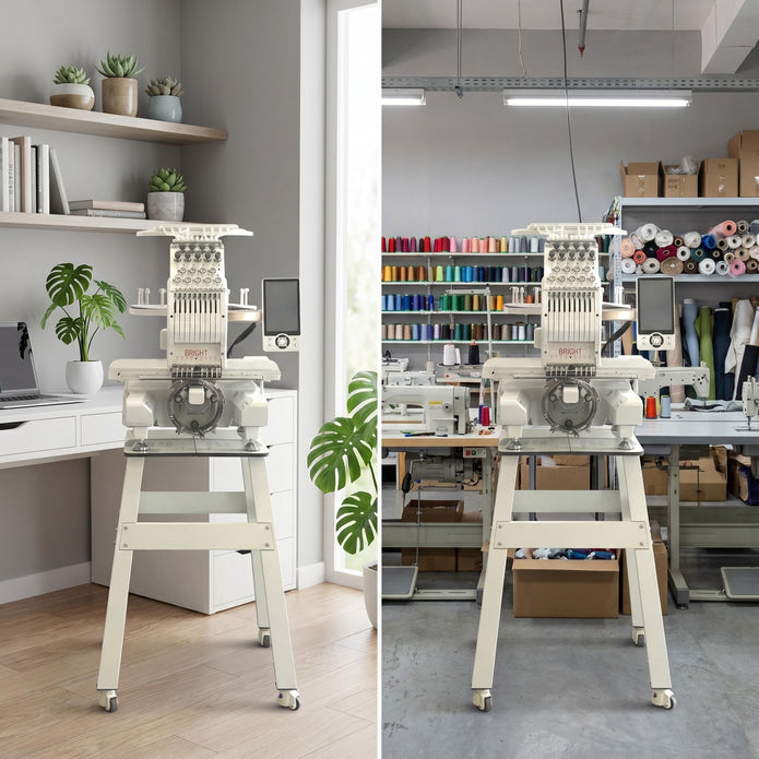 Bright Mini-801 Light-Weight, Portable Embroidery Machine