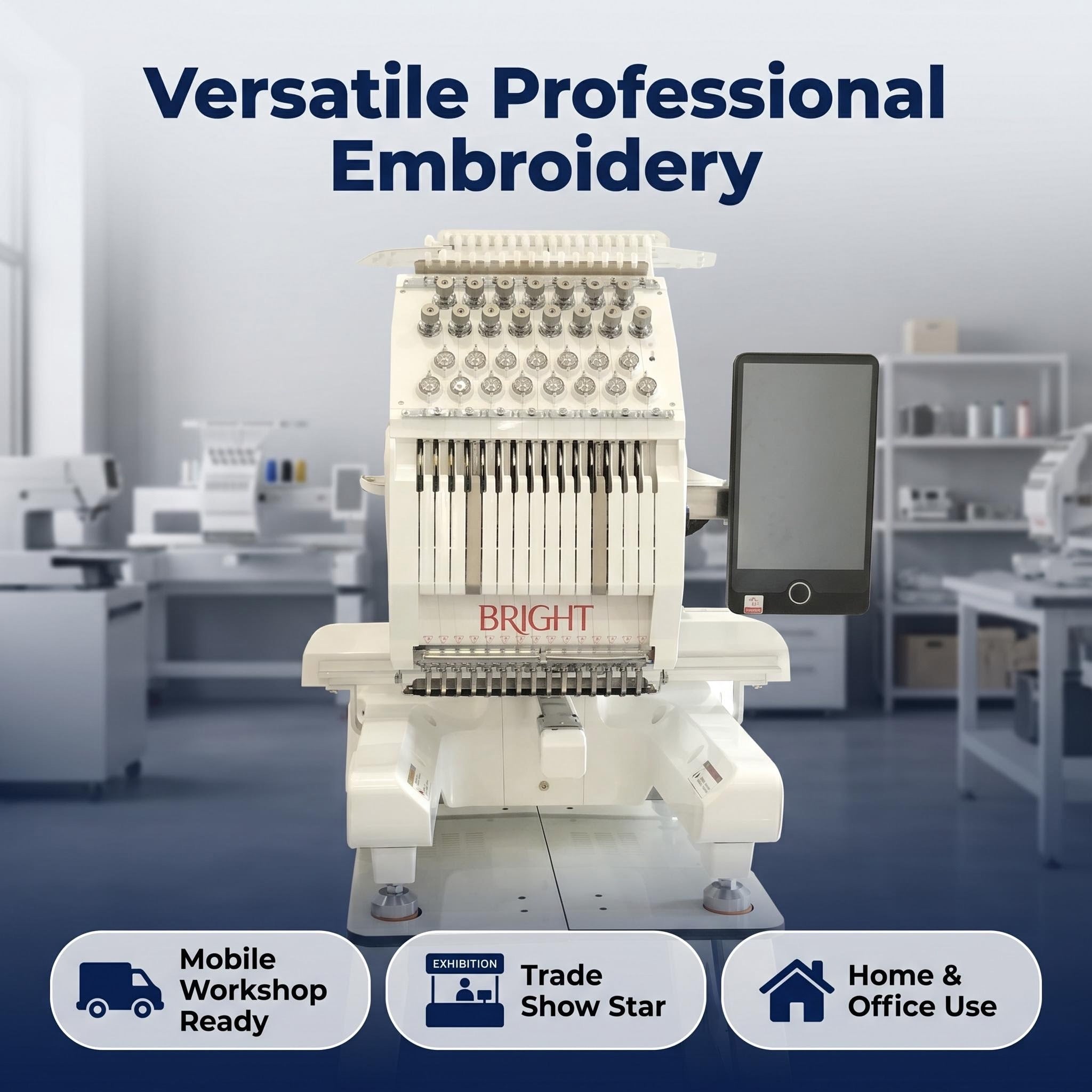 Bright Mini-1501 Light-Weight Embroidery Machine