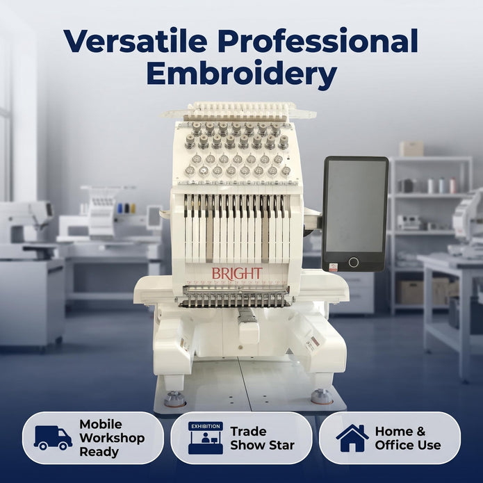 Bright Mini-1501 Light-Weight Embroidery Machine